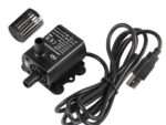 Decdeal QR50B USB Brushless DC Pump 5V 4.8W 960mA 300L/H Flow Ultra-Quiet Water Pump Submersible Fountain Aquarium Circulating