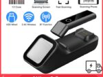 Aibecy 3-in-1 1D/2D/QR Bar Code Reader BT & 2.4G Wireless Barcode Scanner Handheld USB Wired Connection with Scanning Base