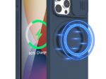 NILLKIN For iPhone 13 Pro Max Magnetic Case,CamShield Silky Liquid Silicone Slide Camera Protection Cover For iPhone 13 /13 Pro