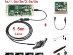 5.5mm Endoscope Camera HD USB Endoscope With 6 LED 1/1.5/2/3.5/5M Soft Cable Waterproof Inspection Borescope for Android PC
