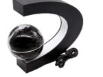 2022 Best Gift 3 Inch C shape Decoration Magnetic Levitation Floating Globe World Map With US/UK/EU Plug