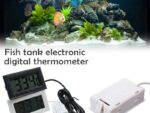 Digital Thermometer Mini LCD Display Meter Fridges Freezers Coolers Aquarium Chillers 1/2/3/5m Length Probe Instrument