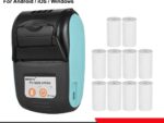 Wireless Mini 58mm Printer Portable Thermal Receipt Printer Bluetooth-compatible Phone Android iOS PC Pocket Bill Impresoras