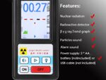 KKMOON BR-6 Geiger Counter Nuclear Radiation Detector Personal Dosimeter X-ray Beta Gamma Tester Detector Radioactivity Detector