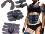 EMS Muscle Stimulator Trainer Smart Fitness Abdominal Training Electric Body Weight Loss Slimming Device