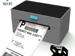 Portable Wireless (cordless), USB, BT, Mobile Compatible with iOS & Android with App Barcode Thermal Label Printer 4x6